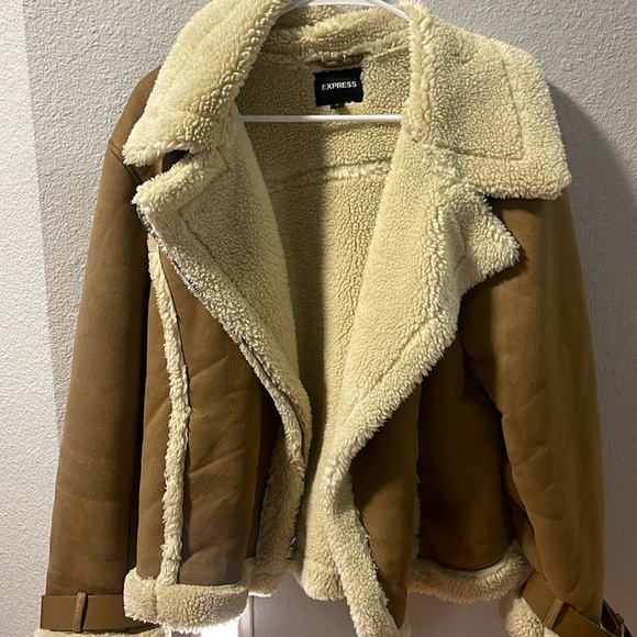 Suede Fleece Jacket - Picture 1 of 3